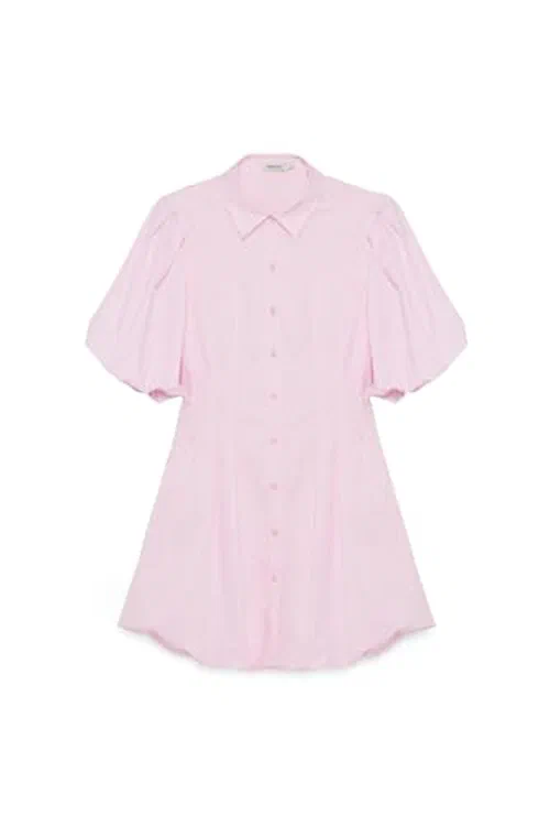 Cleo Balloon Pintuck Mini Dress