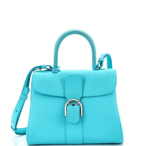 Delvaux, Pre-Loved Brillant Top Handle Bag Leather MM