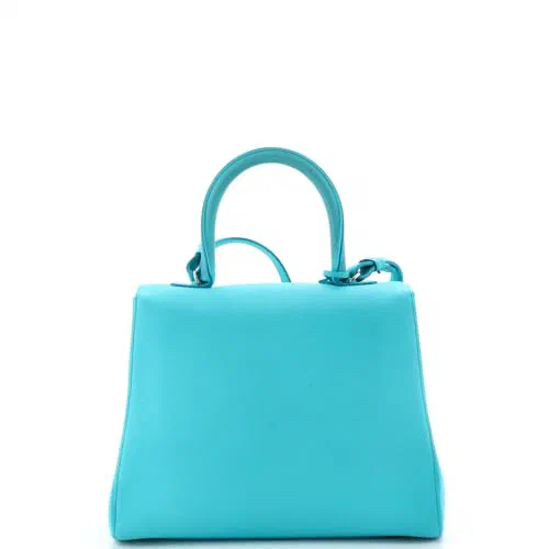 Delvaux, Pre-Loved Brillant Top Handle Bag Leather MM — view 3
