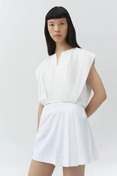 Devlin Pleated Mini Skort — view 3