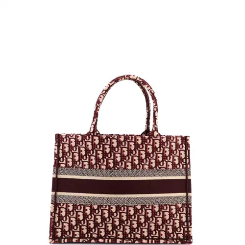 Dior, Pre-Loved Book Tote Oblique Canvas Medium — view 3
