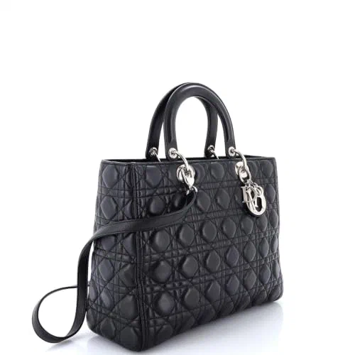 Dior, Pre-Loved Lady Dior Bag Large — view 3