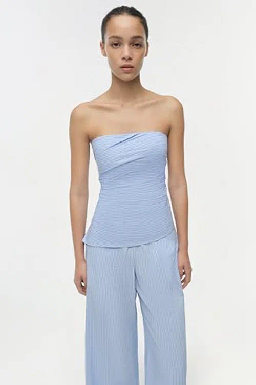 Emerson Ruched Bustier Top — view 3