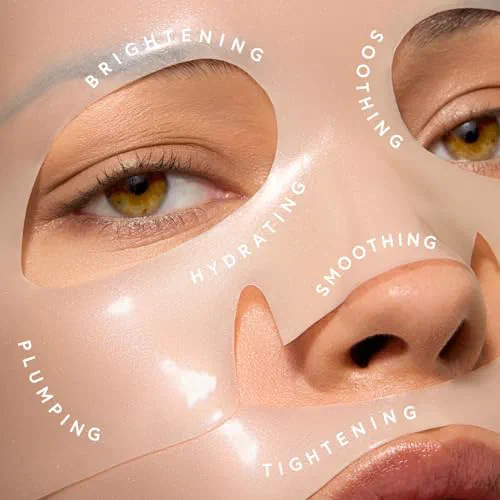 Everything Hydrogel Mask 8 Count, Plumping and Brightening Sheet Mask — view 3