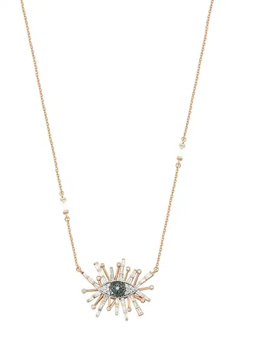 Eye Light 14k Rose Gold Necklace, KL29955
