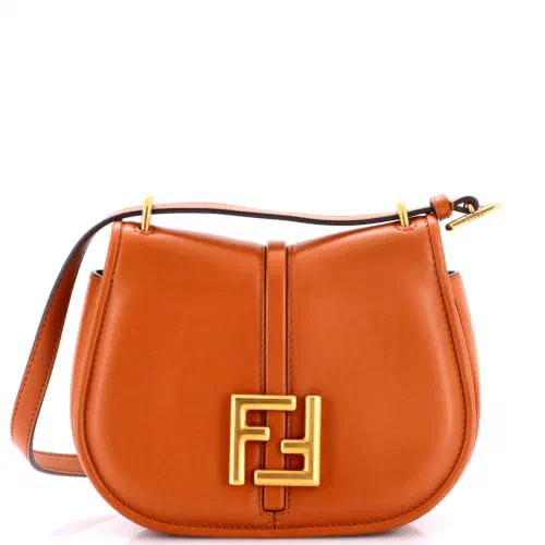 Fendi, Pre-Loved C'mon Shoulder Bag Leather Small
