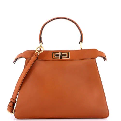 Fendi, Pre-Loved Peekaboo ISeeU Bag Leather Medium