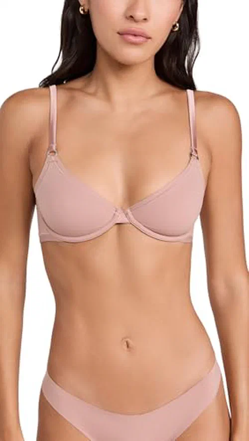 Fleur du Mal Women's Le Stretch Multifit Micro Unlined Balconette Bra