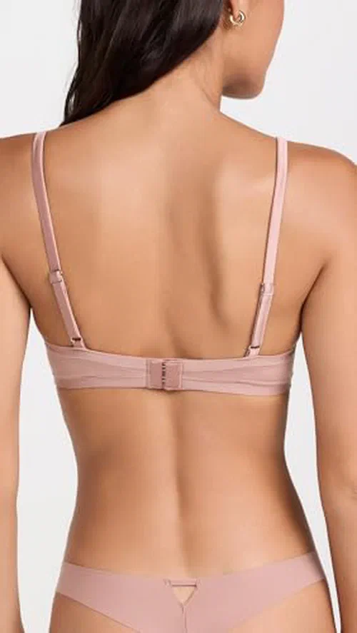 Fleur du Mal Women's Le Stretch Multifit Micro Unlined Balconette Bra — view 3