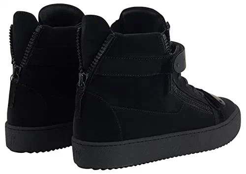 Giuseppe Zanotti, Coby Mid-Top Sneakers Cotton — view 3