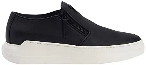Giuseppe Zanotti, Conley Printed Leather Zip Slip Ons — view 3