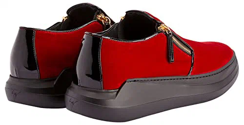 Giuseppe Zanotti, Conley Zip Slip-Ons Fabric — view 3