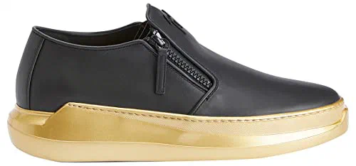 Giuseppe Zanotti, Conley Zip Slip-Ons Leather