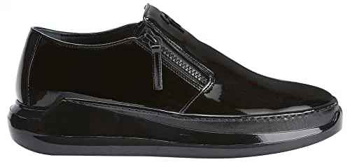 Giuseppe Zanotti, Conley Zip Slip-Ons Leather
