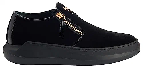 Giuseppe Zanotti, Conley Zip Velvet Slip
