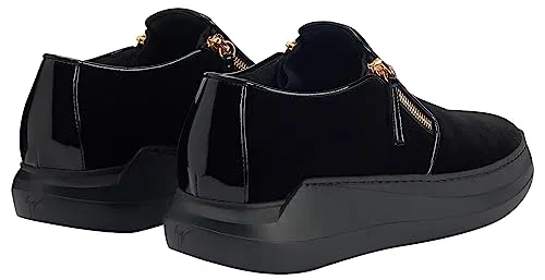Giuseppe Zanotti, Conley Zip Velvet Slip — view 3