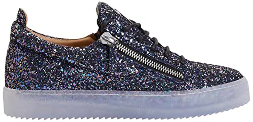 Giuseppe Zanotti, Frankie Glitter Low Top Sneakers — view 3