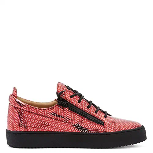 Giuseppe Zanotti, Frankie Laminated Low-Top Sneakers