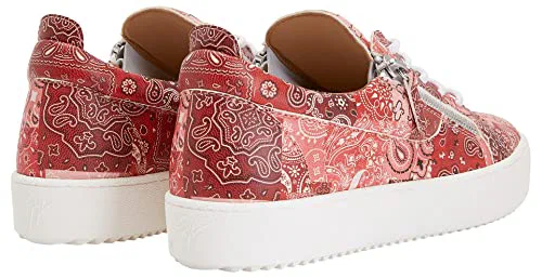Giuseppe Zanotti, Frankie Low Top Bandana Print Sneakers — view 3