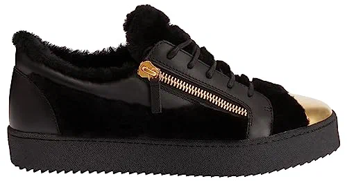 Giuseppe Zanotti, Frankie Winter Leather Low Top Sneakers