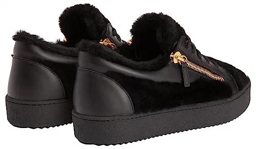 Giuseppe Zanotti, Frankie Winter Leather Low Top Sneakers — view 3
