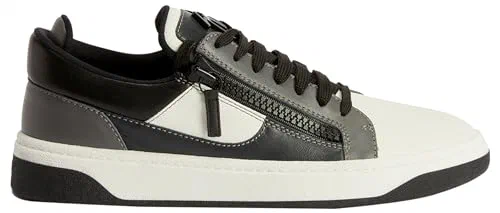 Giuseppe Zanotti, GZ94 Low Top Sneakers, 7, BlackDark Grey