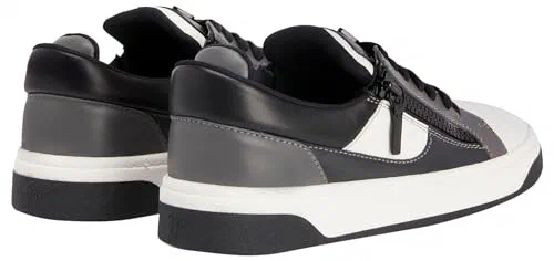Giuseppe Zanotti, GZ94 Low Top Sneakers, 7, BlackDark Grey — view 3