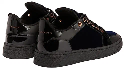 Giuseppe Zanotti, Gz94 Velvet Low Top Sneakers — view 3