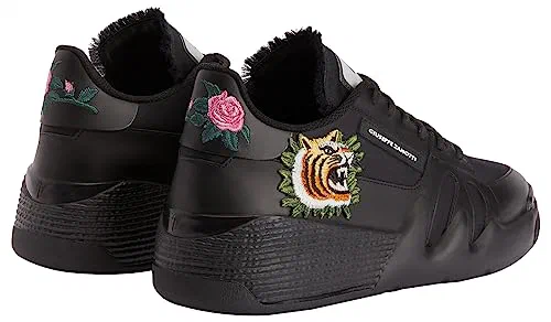 Giuseppe Zanotti, Talon Fabric Low Top Sneakers — view 3