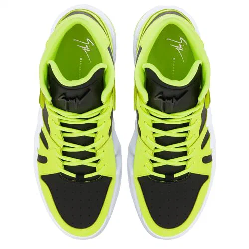 Giuseppe Zanotti, Talon Neon High-Top Sneakers — view 3