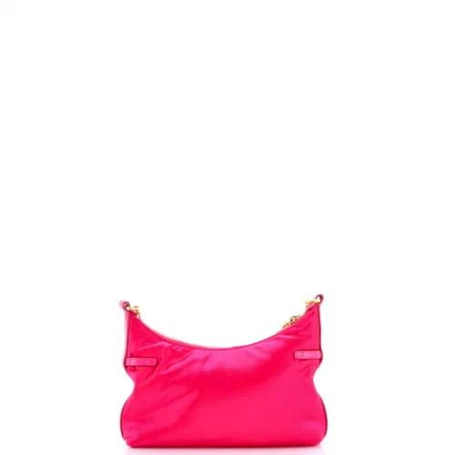 Givenchy, Pre-Loved Voyou Party Shoulder Bag Satin with Leather Mini — view 3