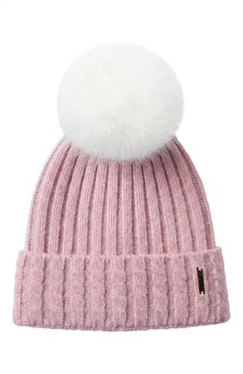GORSKI, Knit Hat with Fox Pompom, OS