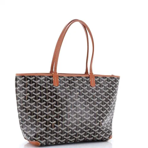 Goyard, Pre-Loved Artois Tote Coated Canvas PM — view 3