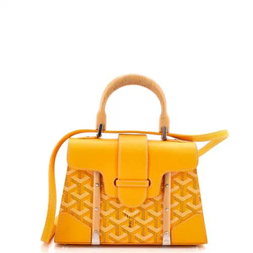 Goyard, Pre-Loved Structured Saigon Top Handle Bag Mini