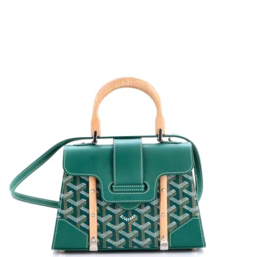 Goyard, Pre-Loved Structured Saigon Top Handle Bag Mini