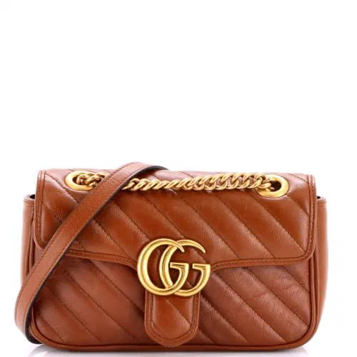 Gucci, Pre-Loved GG Marmont Flap Bag Mini