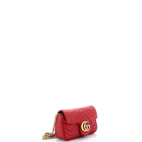Gucci, Pre-Loved GG Marmont Flap Bag Super Mini — view 3