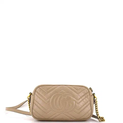 Gucci, Pre-Loved GG Marmont Shoulder Bag Small — view 3