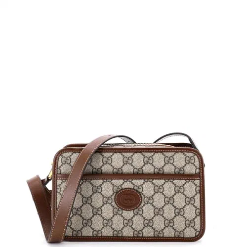 Gucci, Pre-Loved Interlocking G Patch Camera Bag Mini