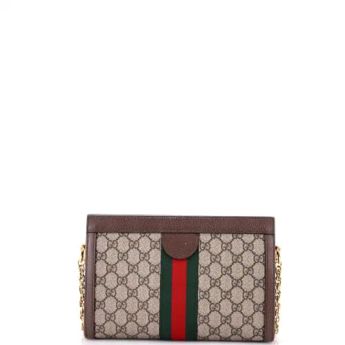 Gucci, Pre-Loved Ophidia Chain Shoulder Bag Small — view 3