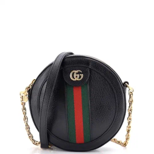 Gucci, Pre-Loved Ophidia Round Shoulder Bag Mini