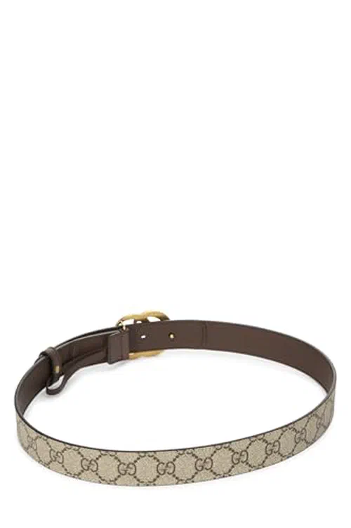 Gucci, Pre-loved Original GG Supreme Canvas Marmont Belt — view 3