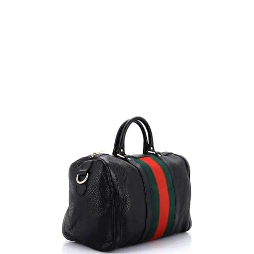 Gucci, Pre-Loved Vintage Web Boston Bag Medium — view 3