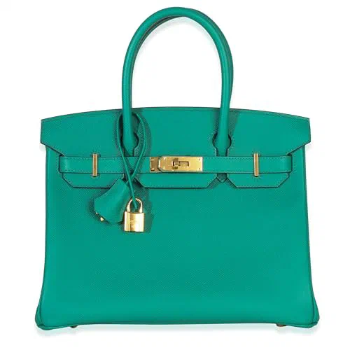 Hermès, Pre-Loved Birkin 30 Green Medium