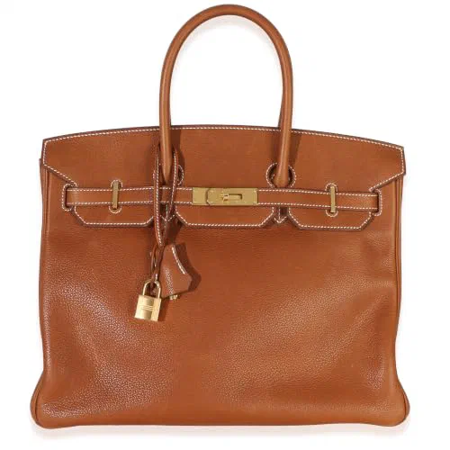 Hermès, Pre-Loved Birkin 35 Gold Medium