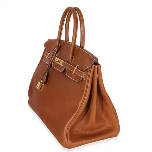 Hermès, Pre-Loved Birkin 35 Gold Medium — view 3
