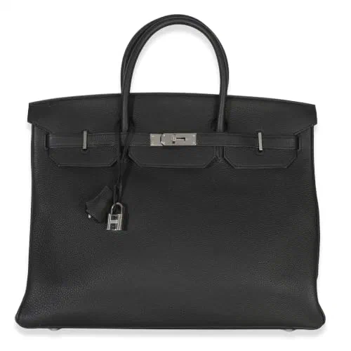 Hermès, Pre-Loved Birkin 40 Black Large