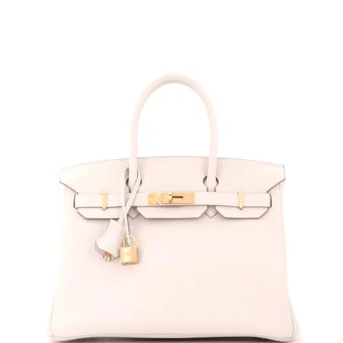Hermès, Pre-Loved Birkin Handbag 30, Craie