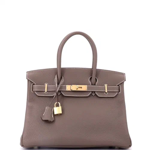 Hermès, Pre-Loved Birkin Handbag 30, Etoupe