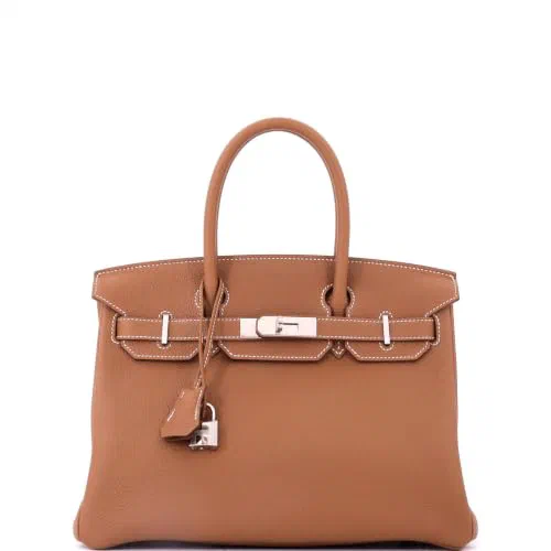 Hermès, Pre-Loved Birkin Handbag 30, Gold